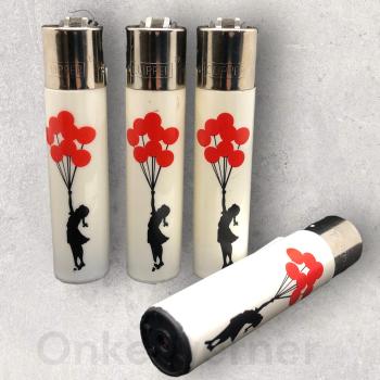 Banksy Balloon Girl Clipper Feuerzeug 